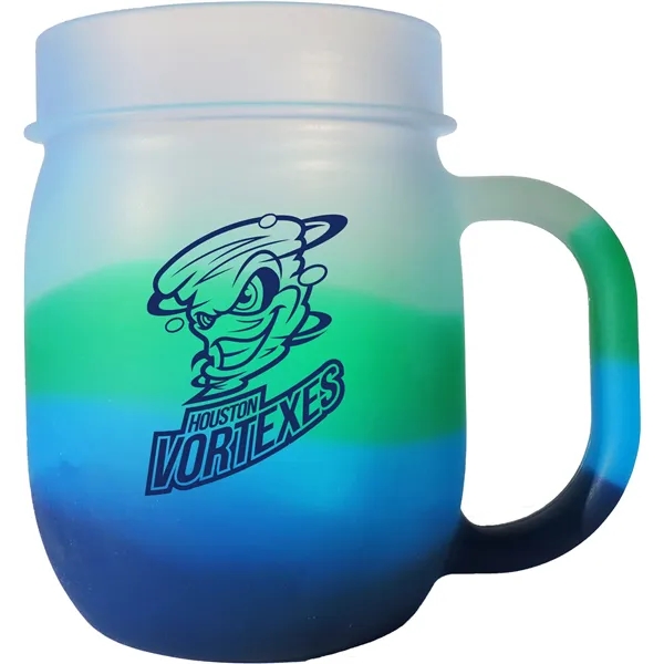 Mountain Air color option for Silipint® Mason Jar Mug   25 Oz.