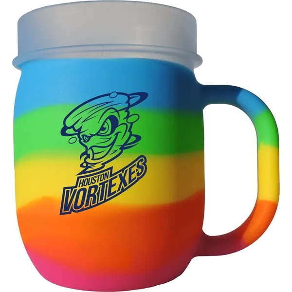 Prism color option for Silipint® Mason Jar Mug   25 Oz.