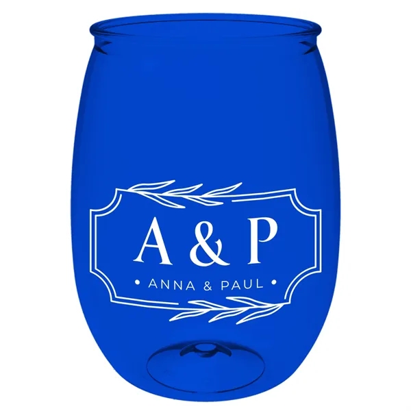 Blue color option for Garyline® Wineglass   16 Oz.