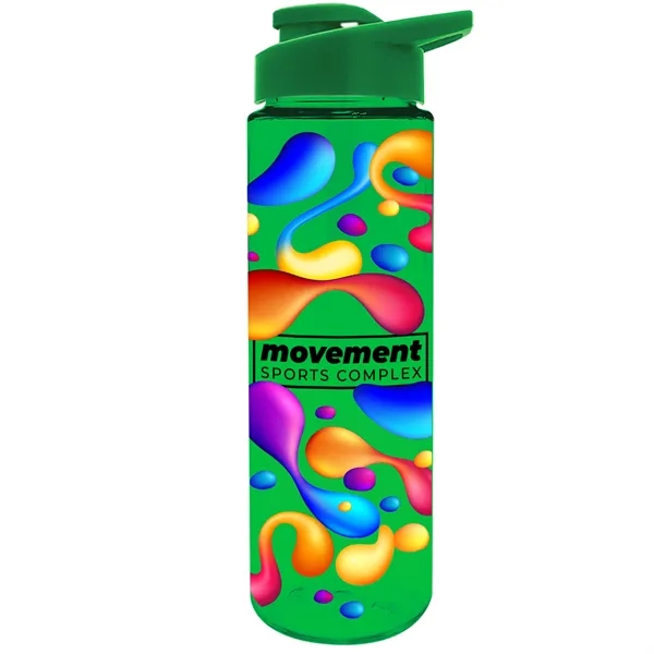 Translucent Green color option for Garyline® Freedom Tritan® Renew Bottle With Drink Thru Li...
