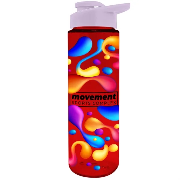 Translucent Red color option for Garyline® Freedom Tritan® Renew Bottle With Drink Thru Li...