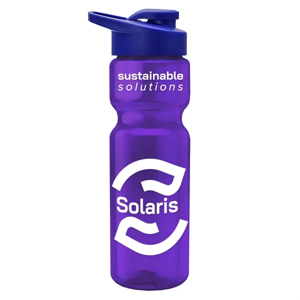 Translucent Violet color option for Garyline® Champ Recycled Bottle With Drink Thru Lid   28 Oz.