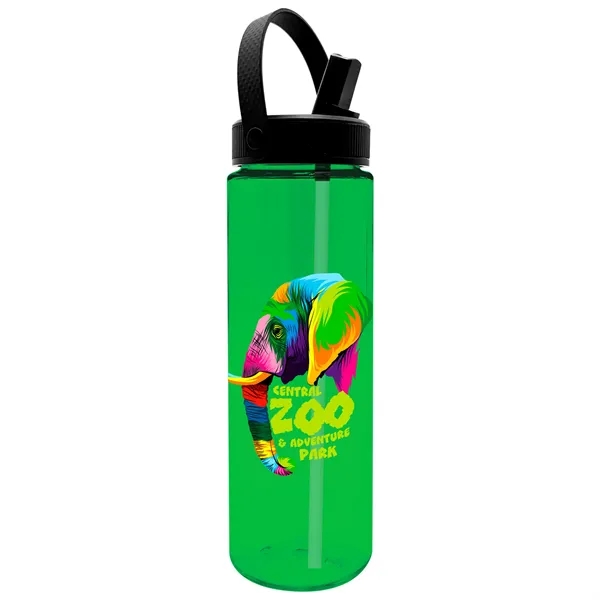 Translucent Green color option for Garyline® Freedom Tritan® Renew Bottle With Flip Straw, S...
