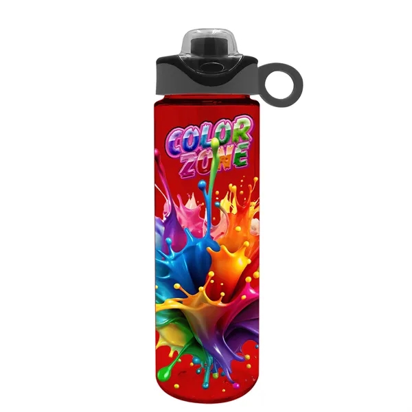 Translucent Red color option for Garyline® Freedom Tritan® Bottle With Two Tone Drink Thru...