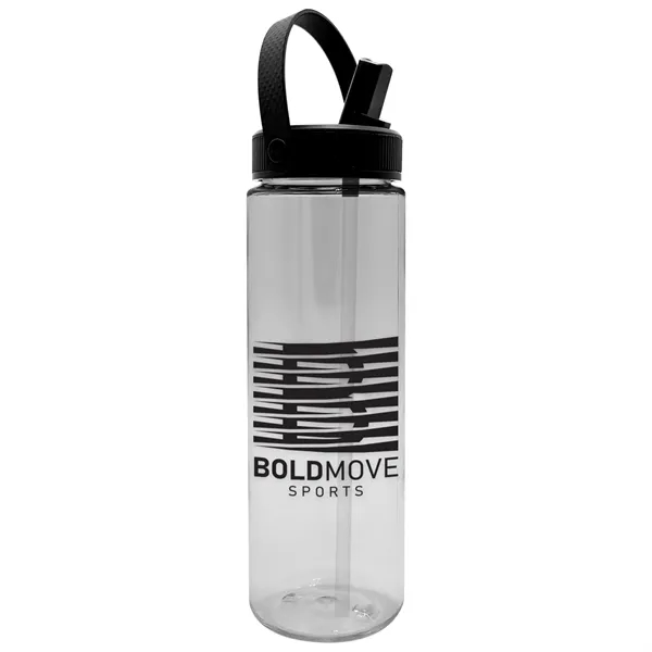 Clear color option for Garyline® Freedom Tritan® Bottle With Flip Straw, Swivel ...