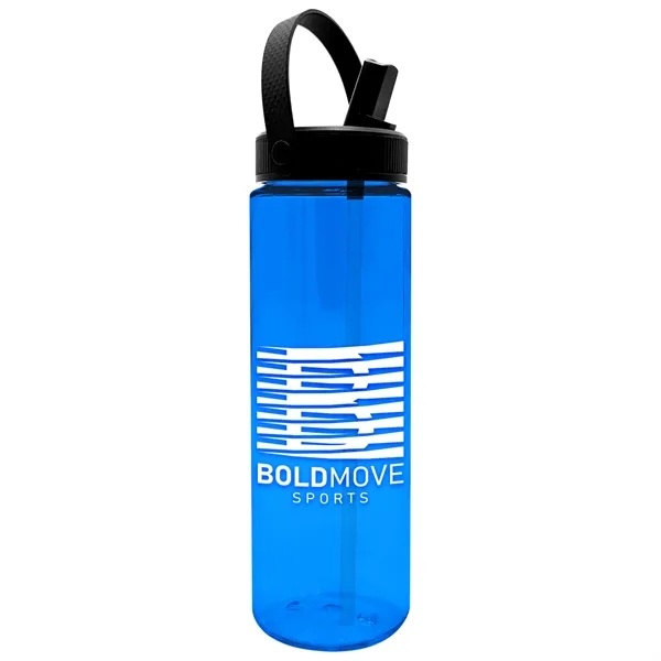 Translucent Blue color option for Garyline® Freedom Tritan® Bottle With Flip Straw, Swivel ...