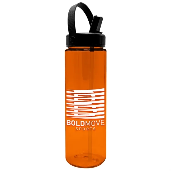 Translucent Orange color option for Garyline® Freedom Tritan® Bottle With Flip Straw, Swivel ...