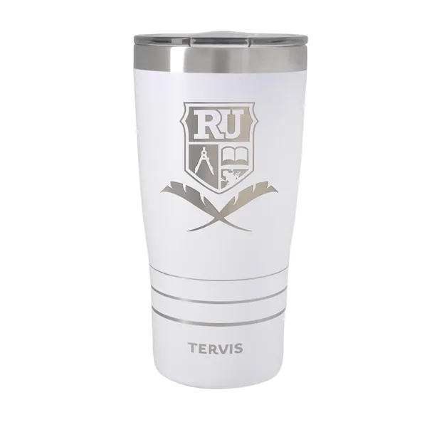 Glacier White color option for Tervis® Powder Coated Stainless Steel Traveler® Tumbler  ...