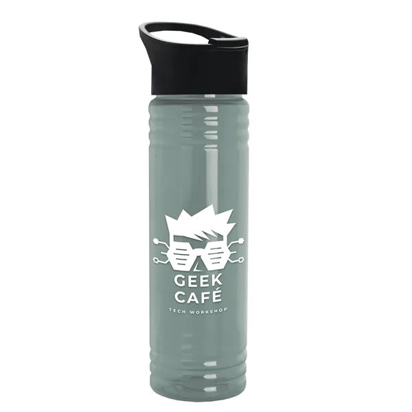 Glacier Blue color option for Garyline® Slim Fit Rpet Bottle With Pop Up Lid   24 Oz.