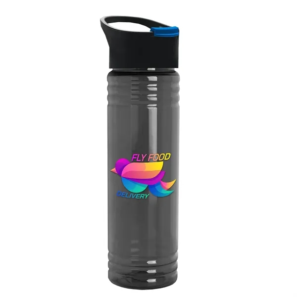 Smoke color option for Garyline® Slim Fit Rpet Bottle With Pop Up Lid   24 Oz.