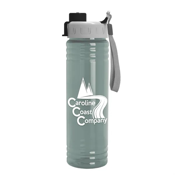 Glacier Blue color option for Garyline® Slim Fit Rpet Bottle With Quick Snap Lid   24 Oz.