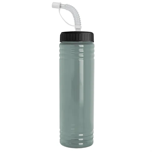 Main photo of Garyline® Slim Fit Rpet Bottle With Straw Lid   24 Oz.
