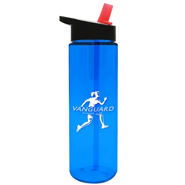 Translucent Blue color option for Garyline® Freedom Tritan® Bottle With Flip Straw Lid   28...