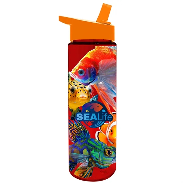 Translucent Red color option for Garyline® Freedom Tritan® Bottle With Flip Straw Lid   28...