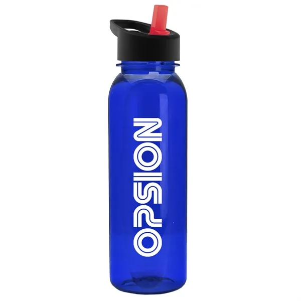 Translucent Blue color option for Garyline® Boss Embossed Tritan® Bottle With Flip Straw Li...