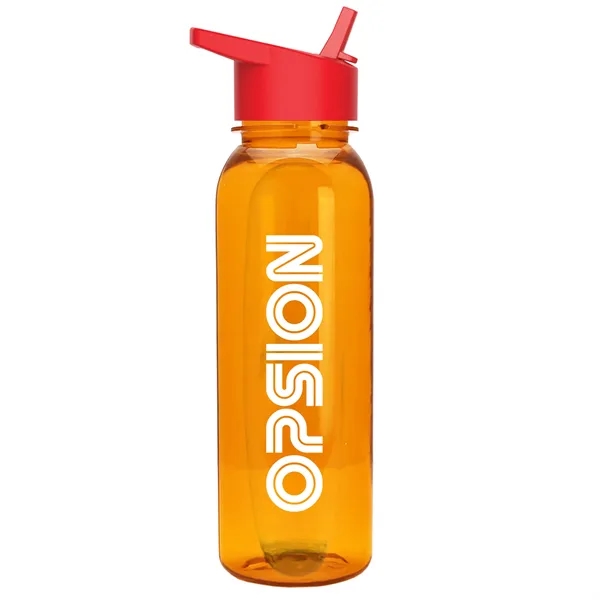 Translucent Navy Blue color option for Garyline® Boss Embossed Tritan® Bottle With Flip Straw Li...