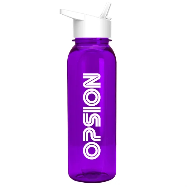 Translucent Violet color option for Garyline® Boss Embossed Tritan® Bottle With Flip Straw Li...