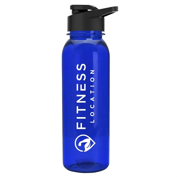 Translucent Blue color option for Garyline® Boss Embossed Tritan® Bottle With Drink Thru Li...