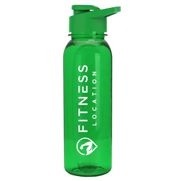 Translucent Green color option for Garyline® Boss Embossed Tritan® Bottle With Drink Thru Li...