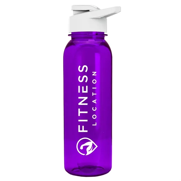 Translucent Violet color option for Garyline® Boss Embossed Tritan® Bottle With Drink Thru Li...