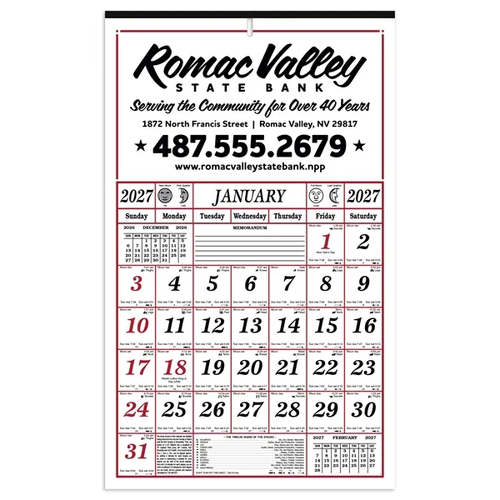 Photo of Skinner & Kennedy® 7 Sheet Almanac