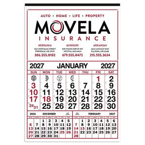 Photo of Skinner & Kennedy® Commercial 12 Sheet Calendar