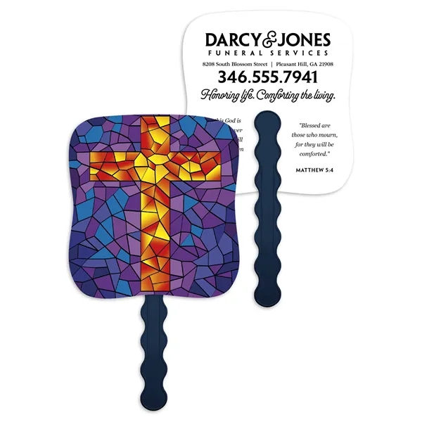 White color option for Skinner & Kennedy® Cross   Pictorial Fan