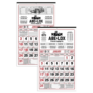 Photo of Skinner & Kennedy® 8 Sheet Almanac Calendar