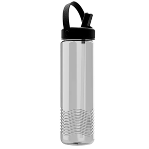 Photo of Garyline® Wave Tritan® Bottle With Flip Straw, Swivel Han...
