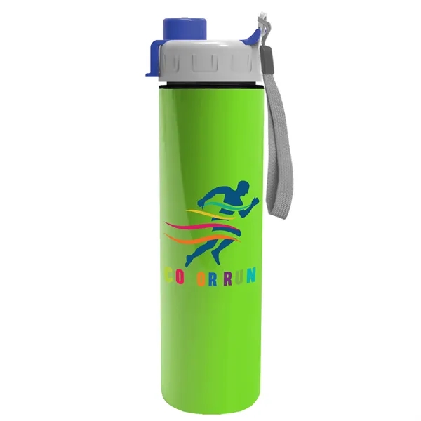 Lime Green color option for Garyline® Slim Double Wall Insulated Bottle With Quick Sn...