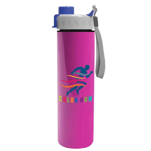 Pink color option for Garyline® Slim Double Wall Insulated Bottle With Quick Sn...
