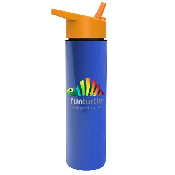 Royal Blue color option for Garyline® Slim Double Wall Insulated Bottle With Flip Str...