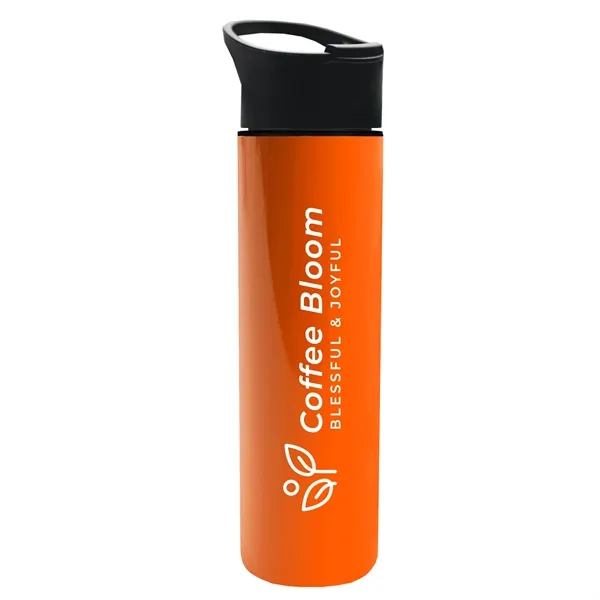 Orange color option for Garyline® Slim Double Wall Insulated Bottle With Pop Up L...