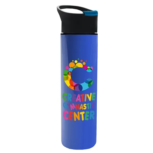 Royal Blue color option for Garyline® Slim Double Wall Insulated Bottle With Pop Up L...