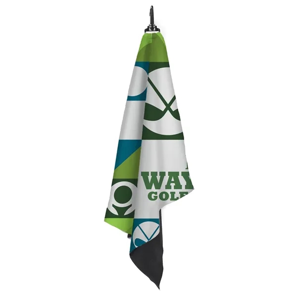 Black color option for Toddy® Gear Premium Microfiber Golf Towel