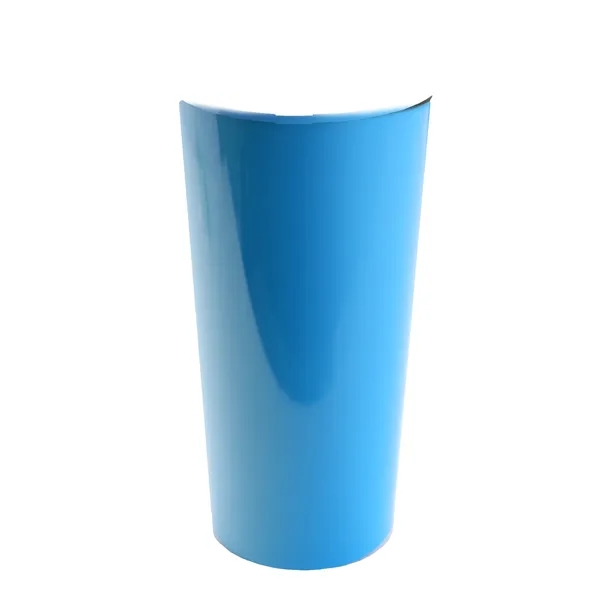 Cyan color option for Garyline® Roadmaster Travel Tumbler With Slider Lid   18 Oz.