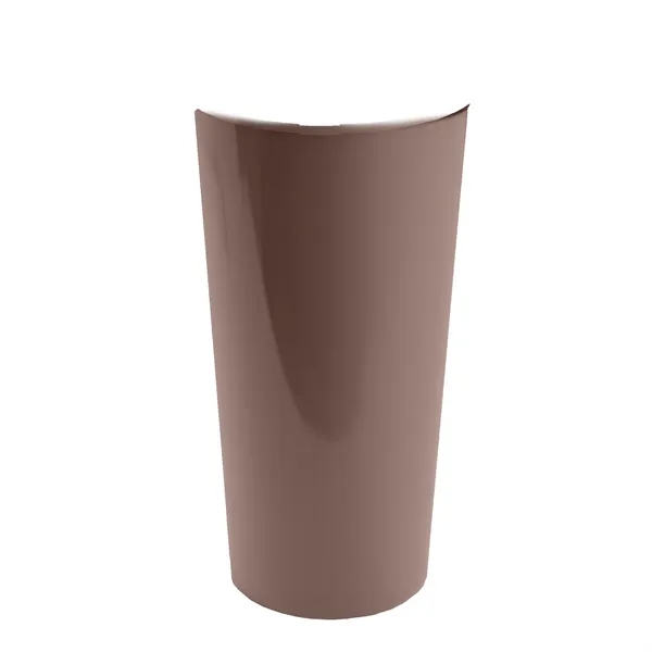 Mocha Mousse color option for Garyline® Roadmaster Travel Tumbler With Slider Lid   18 Oz.