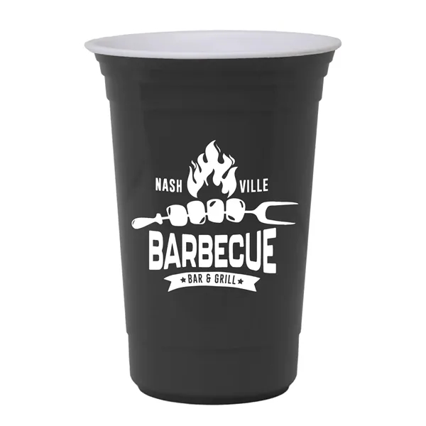 Black color option for Garyline® Varsity Double Wall Cup With Liner   16 Oz.