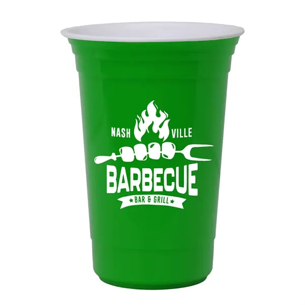 Green color option for Garyline® Varsity Double Wall Cup With Liner   16 Oz.