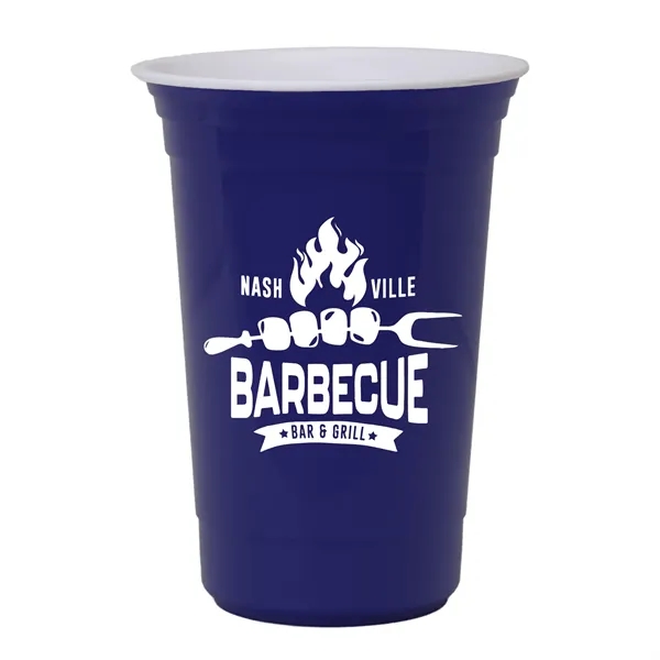 Navy Blue color option for Garyline® Varsity Double Wall Cup With Liner   16 Oz.
