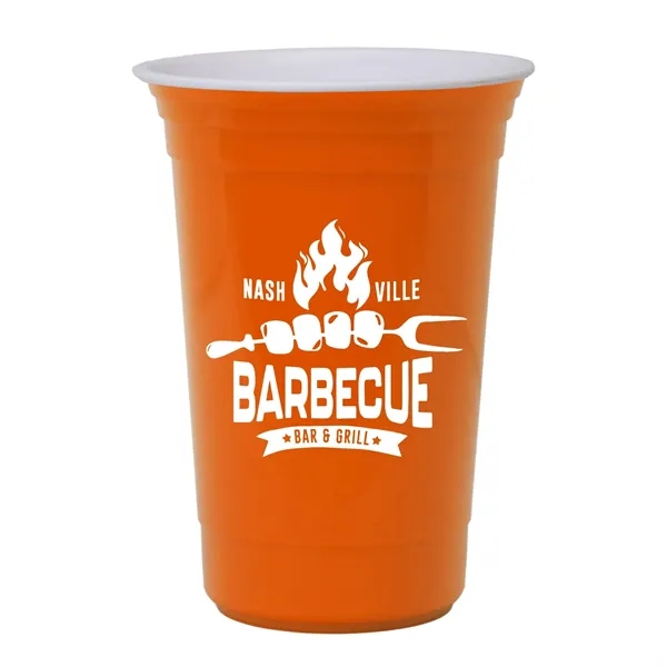 Orange color option for Garyline® Varsity Double Wall Cup With Liner   16 Oz.