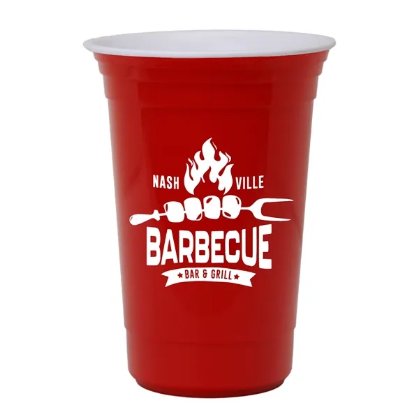 Red color option for Garyline® Varsity Double Wall Cup With Liner   16 Oz.