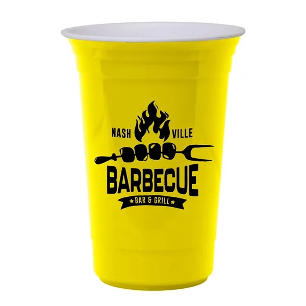 Yellow color option for Garyline® Varsity Double Wall Cup With Liner   16 Oz.