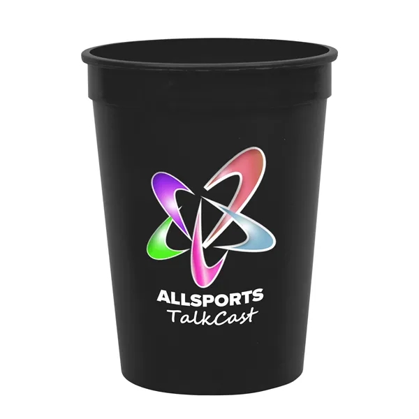 Black color option for Garyline® Cups On The Go Stadium Cup   12 Oz.