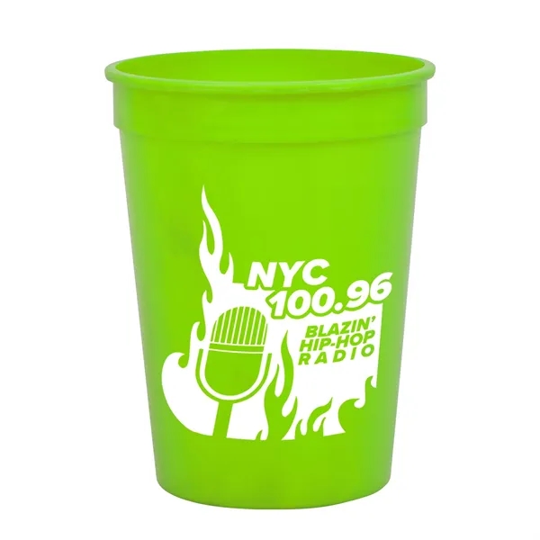 Lime Green color option for Garyline® Cups On The Go Stadium Cup   12 Oz.
