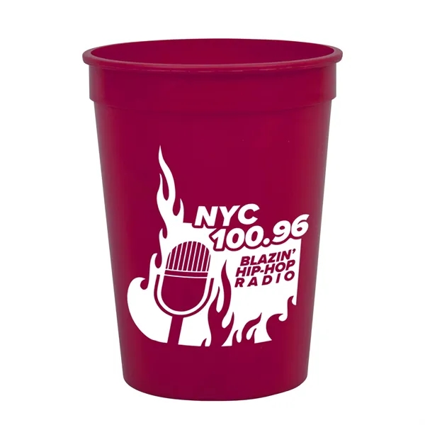 Maroon color option for Garyline® Cups On The Go Stadium Cup   12 Oz.