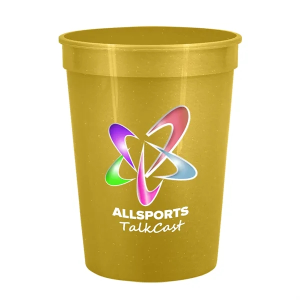 Metallic Gold color option for Garyline® Cups On The Go Stadium Cup   12 Oz.