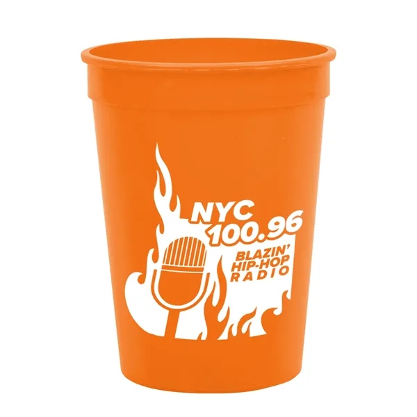 Orange color option for Garyline® Cups On The Go Stadium Cup   12 Oz.