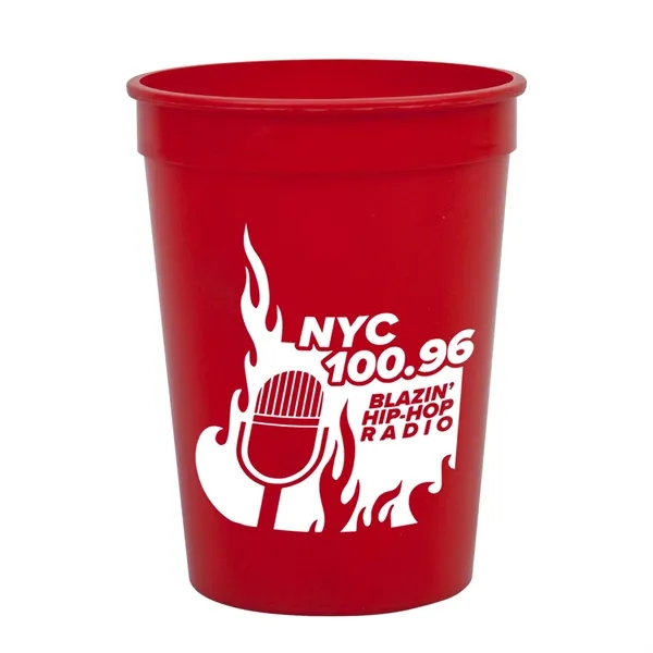 Red color option for Garyline® Cups On The Go Stadium Cup   12 Oz.