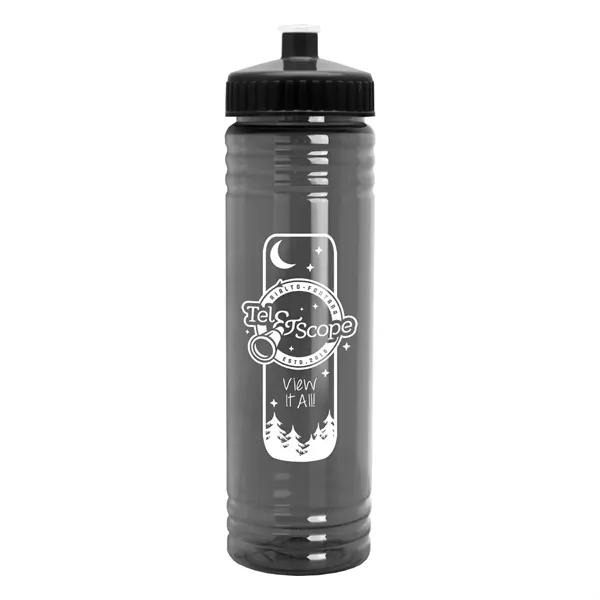 Smoke color option for Garyline® Slim Fit Bottle With Push Pull Lid   24 Oz.